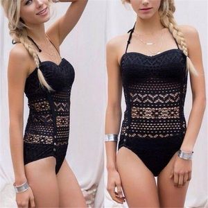 Crochet swim-suit